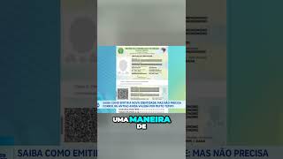 Nova carteira de identidade nacional tudo o que você precisa saber! #identidade #novaidentidade
