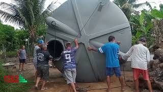 Caixa d&amp;#039;água de 16.000 Litros fiz uma base pra caixa