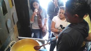 Helado de Paila en Quito. Ecuador